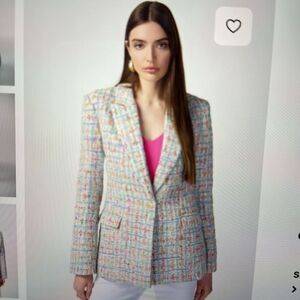 JOSEPH RIBKOFF BLAZER MULTI COLOR.